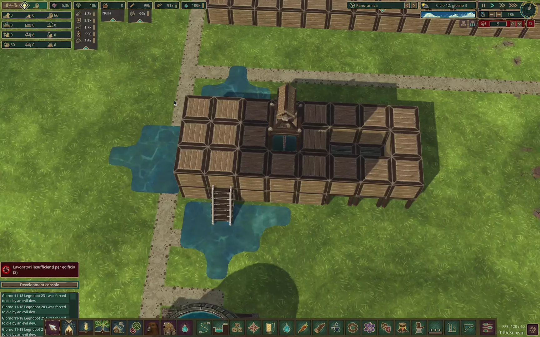 Can't move water upwards using a water gate even though the source reservoir is already full