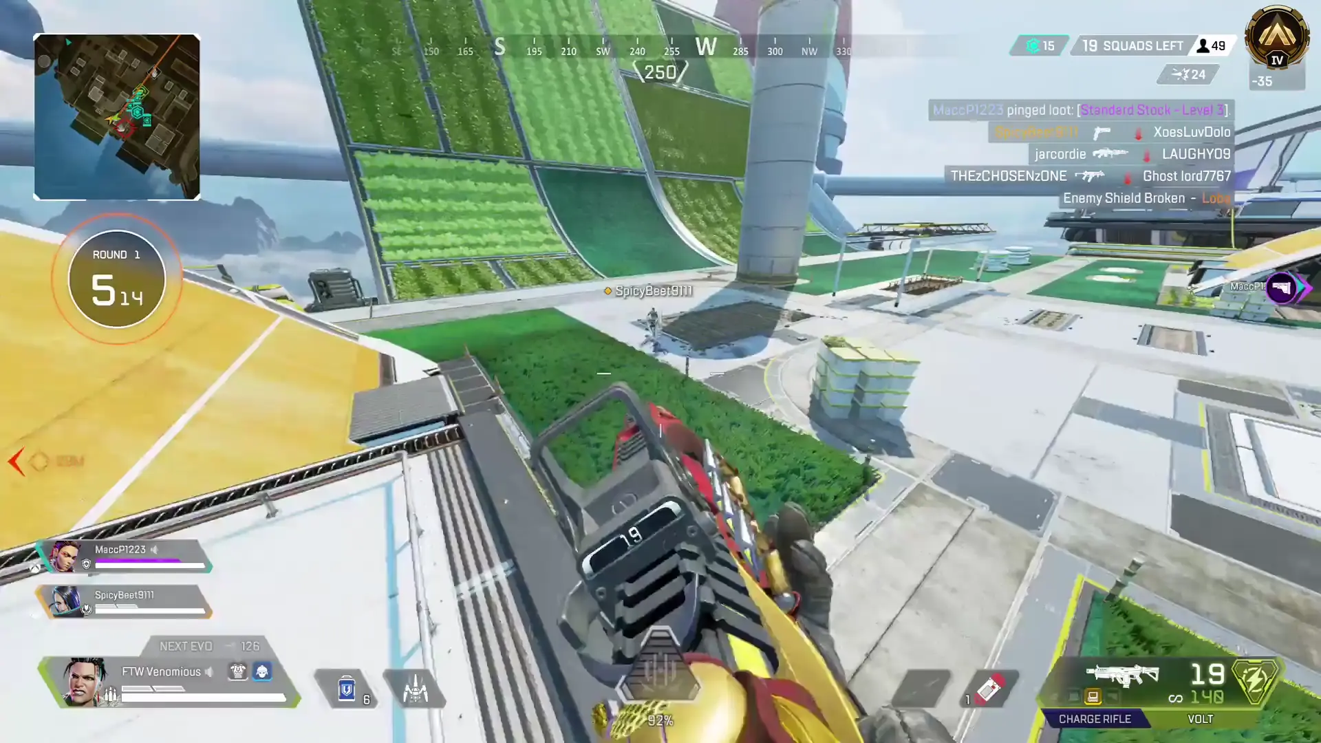 Catalyst finisher in 3rd person