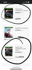 Looking at getting ACC for Xbox SX. What’s the difference between the Xbox One version and the XSX version that costs more?