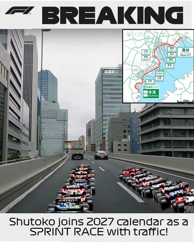 Official: Shutoko highway replaces Suzuka in 2027 as a SPRINT RACE with ...