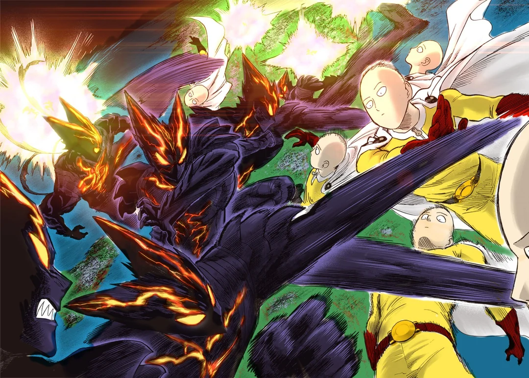 Garou vs Saitama coloring | Scrolller