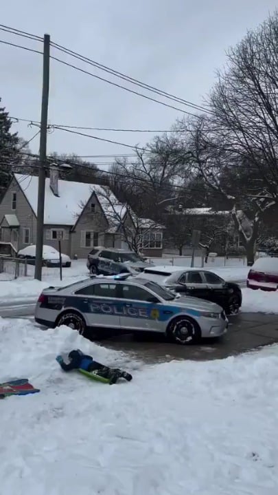 When grumpy neighbors report kids skating in front of their house.