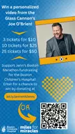 Chance to win a personalized video from Joe!