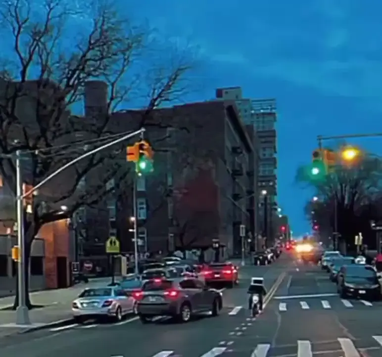 Chef Mike on his way to work