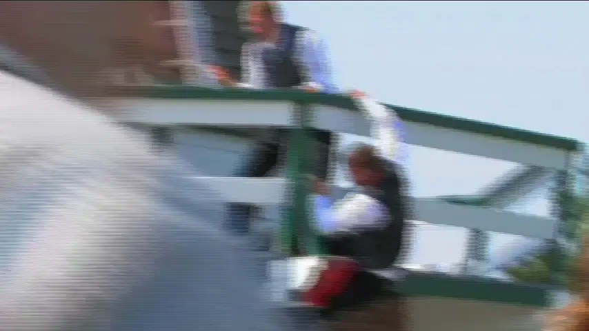 Climbing up a windmill