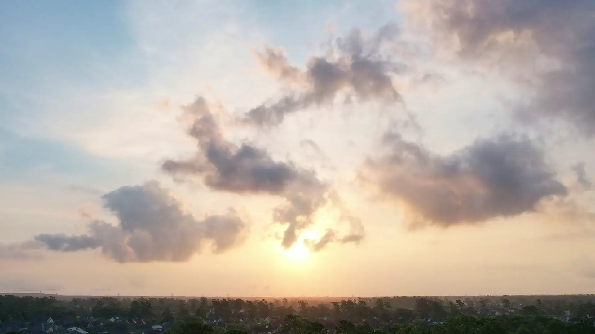 Clouds Burning Off [OC]