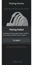 Code is correct but pairing fails. Tried troubleshooting. Any suggestions?