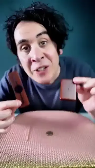 Coin Passes Through Toothpick