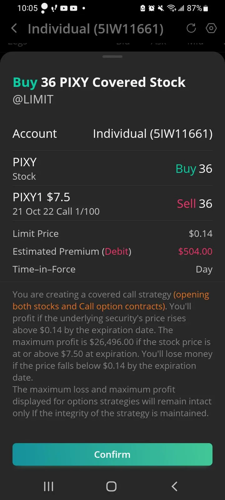 Covered call question 😭 so sorry if not allowed this is the nicest ...