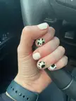 Cow print semi cured gel from Amazon