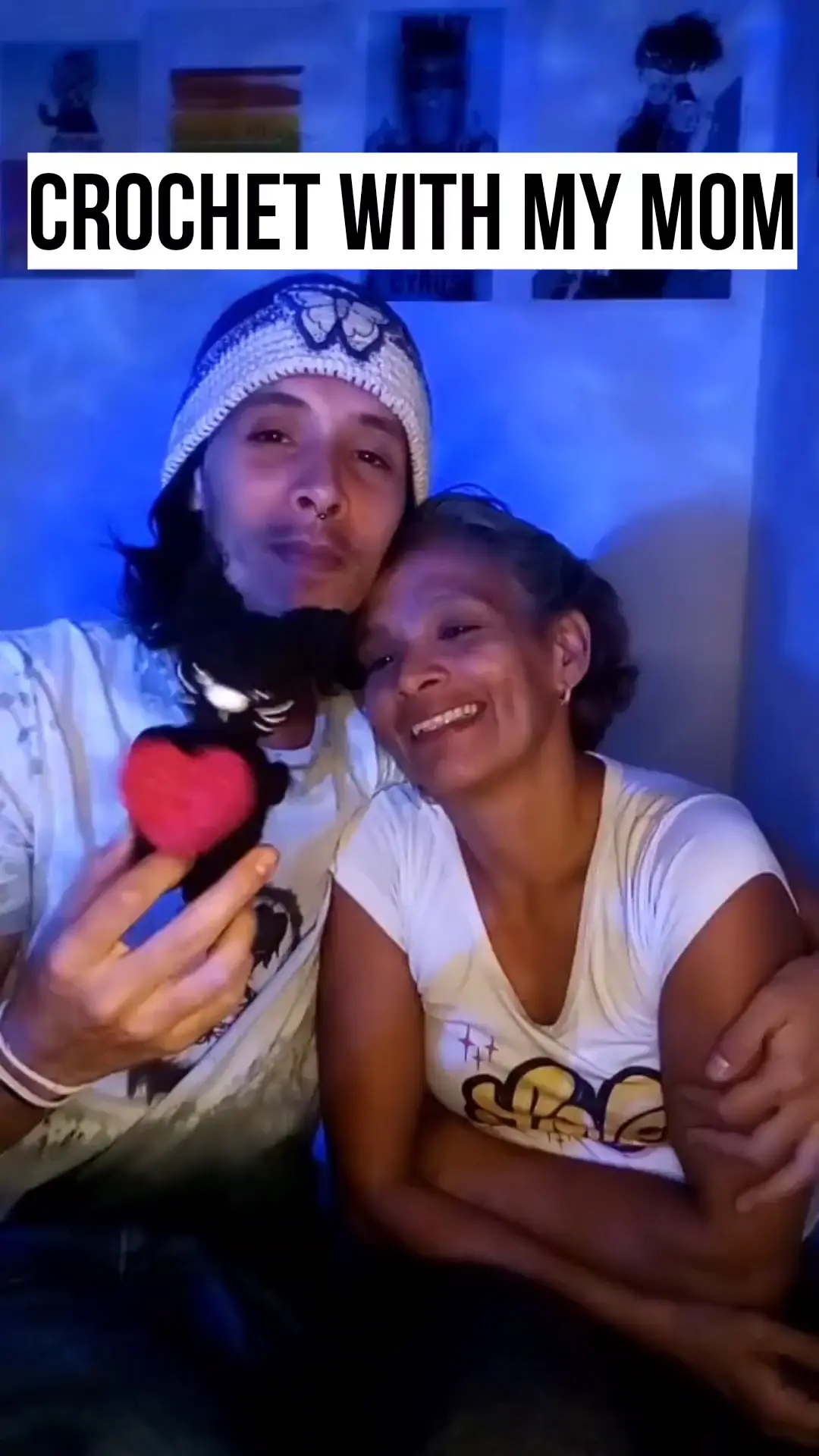 Crochet with the person who taught me more than 20 years ago...