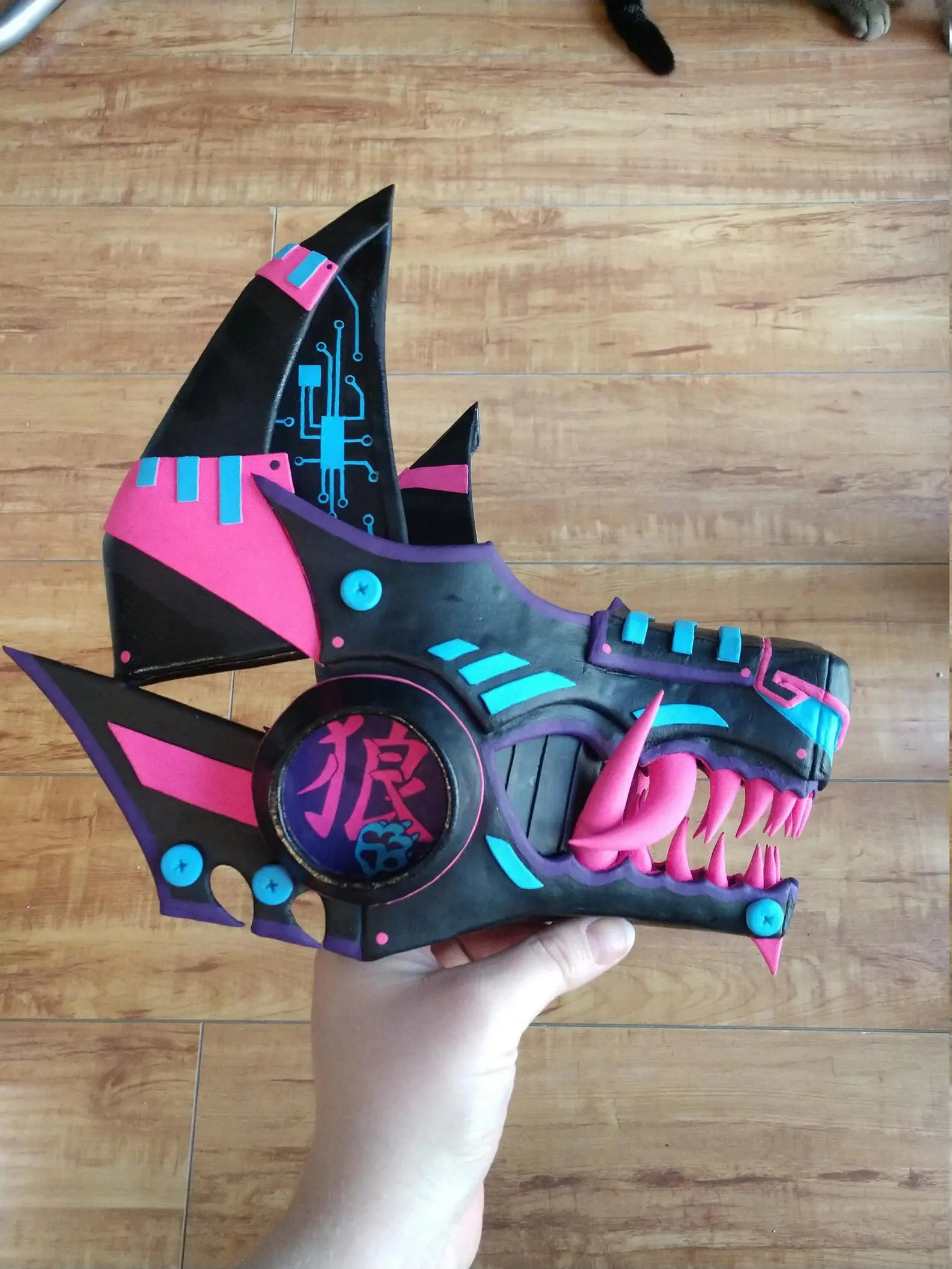 Custom Cyberpunk Wolf Mask by xXKeiXxCo | Scrolller