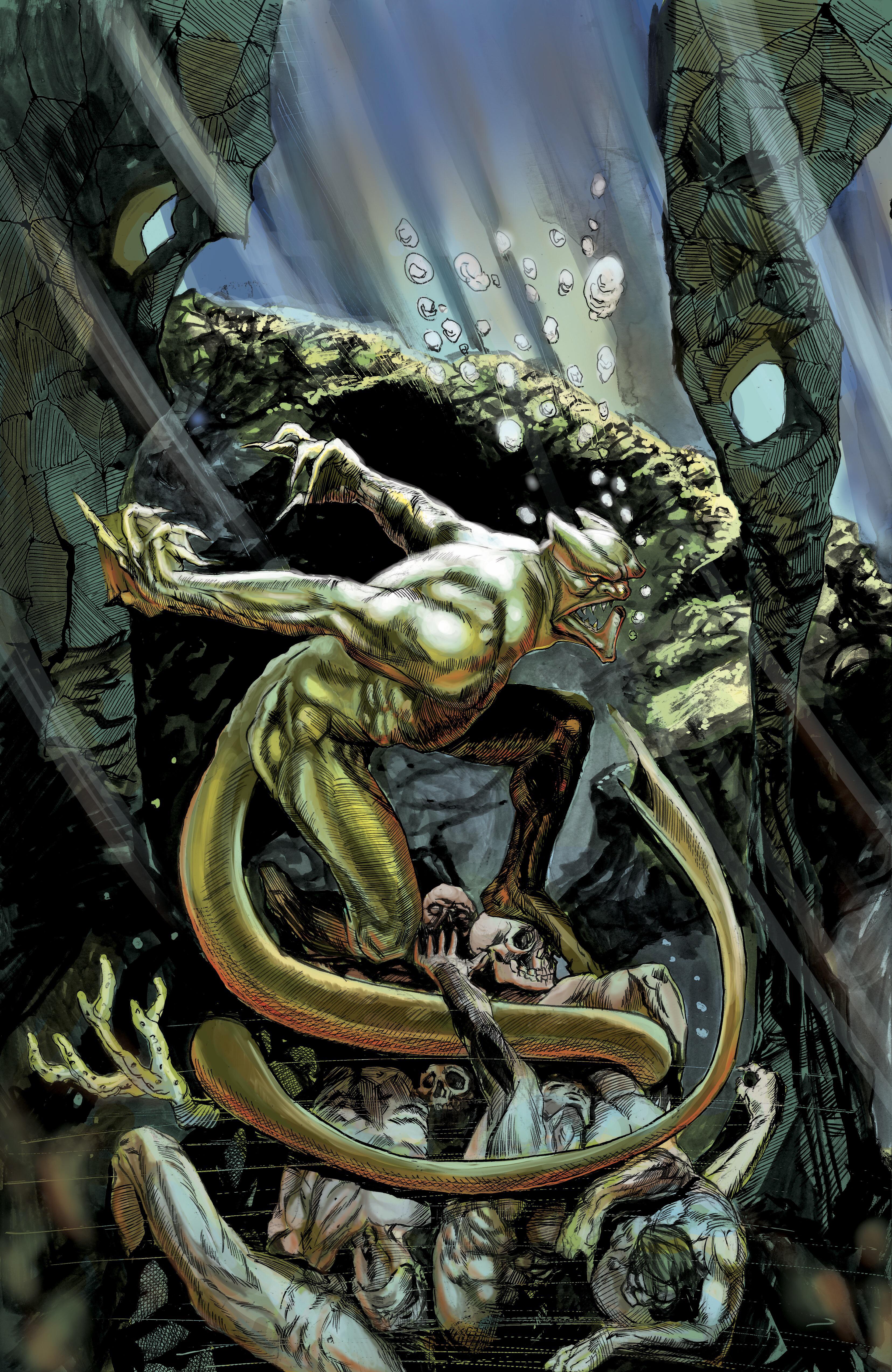 Gill god comic cover art