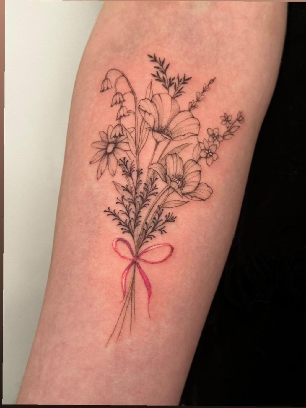 First Tattoo Done By Bonnie Blue At Ink About It In Somerville 