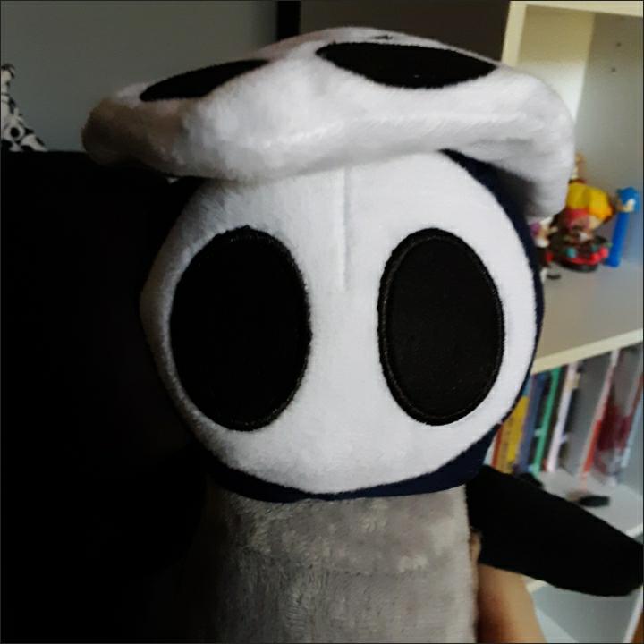 This is a really cute plush toy. The only thing I don't like is that the mask and sword come unattached, which is really annoying. Other than that, it's perfect!