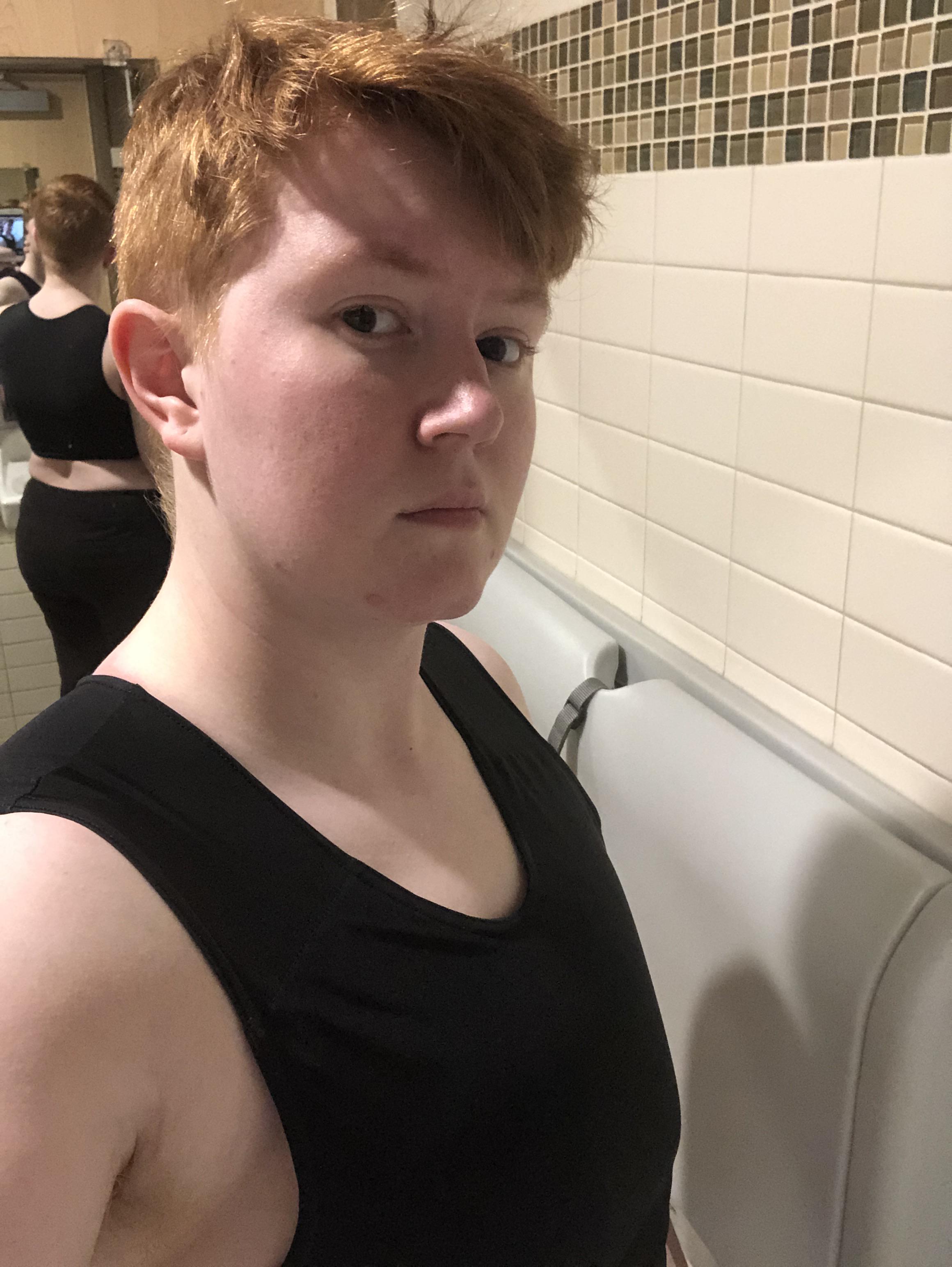 Discover more like Trans: Bathroom selfie, because I cut my hair and ...