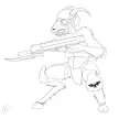 Great Crusade era beastman sketch [OC]