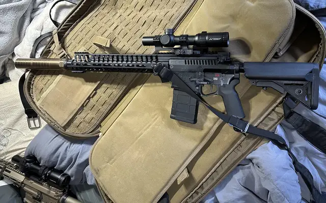 Finally got my can! rex silentium mod x sitting on my 14.5 Pof ...