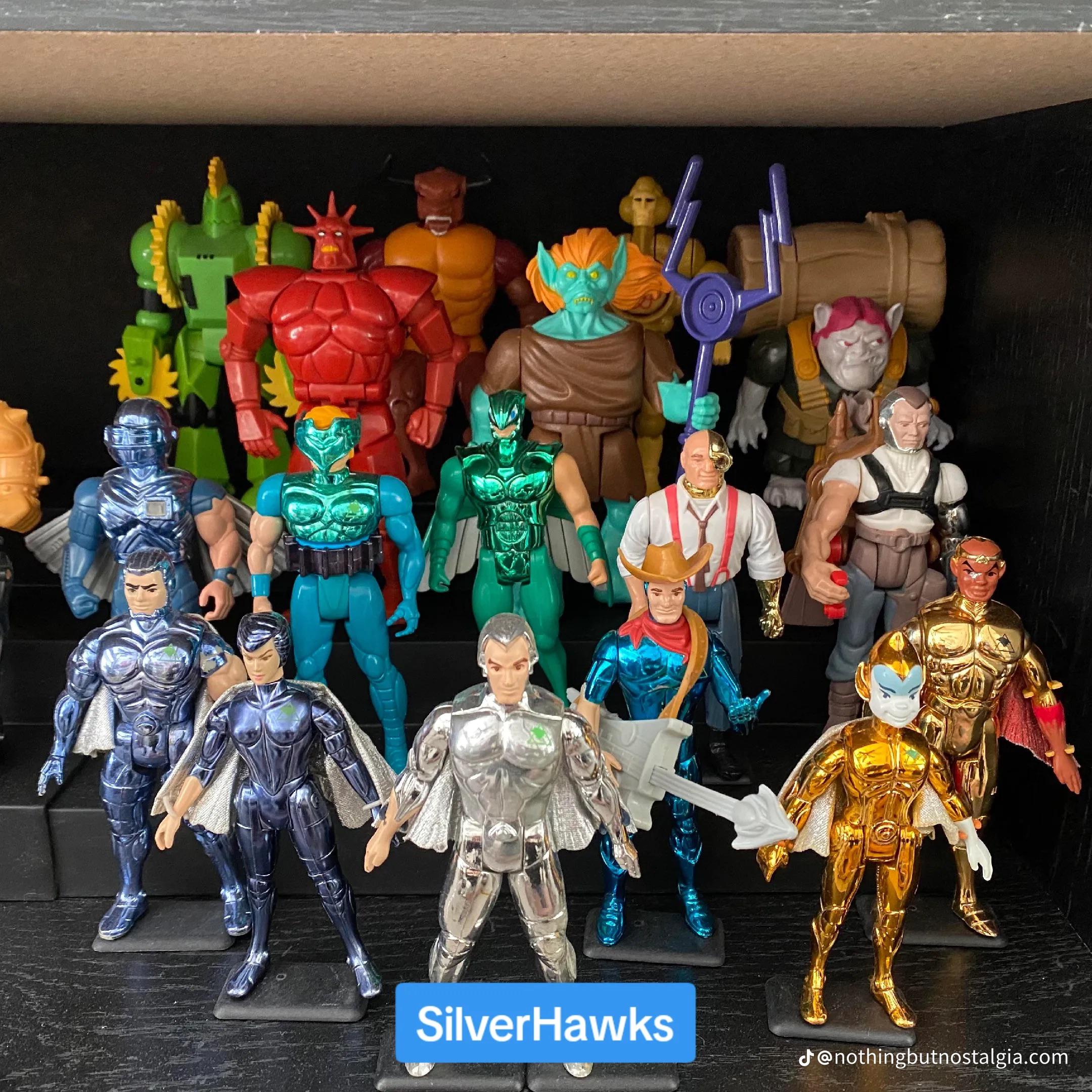 Super7 Ultimates SilverHawks Buzz-Saw - Figura de acción SilverHawks de 7 pulgadas con accesorios, coleccionables clásicos de dibujos animados y juguetes retro