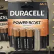 Duracell battery with no label at the store today