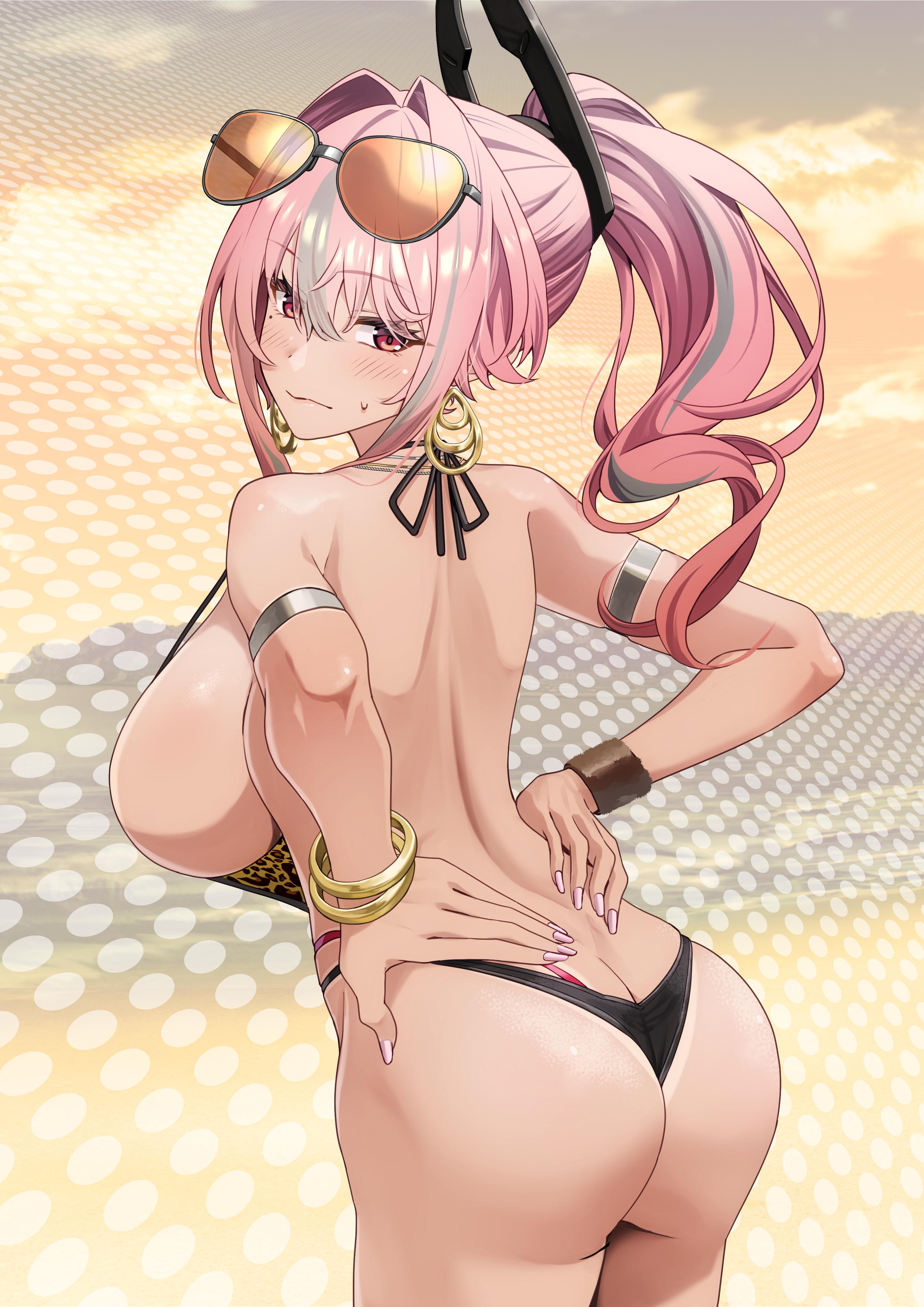 That swimsuit's doing absolutely nothing to cover her (Kento) [Azur Lane]