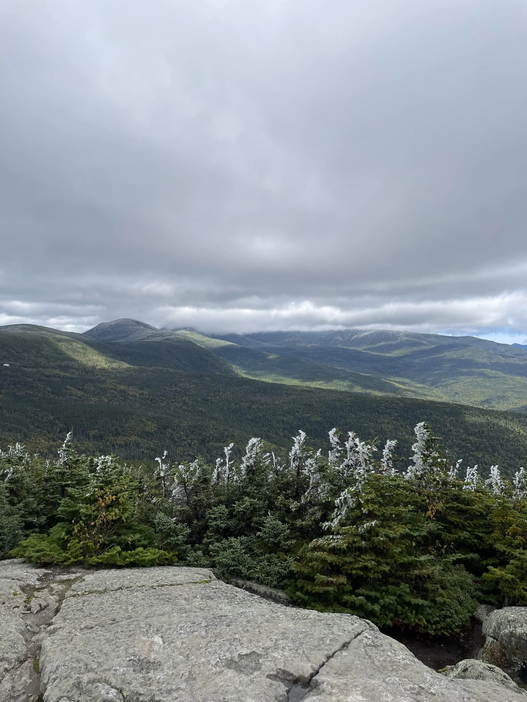 Cold view of the Presidential Range from Mt. Jackson, NH [OC][3023x4032 ...