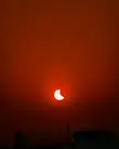 Partial Solar eclipse, Yesterday