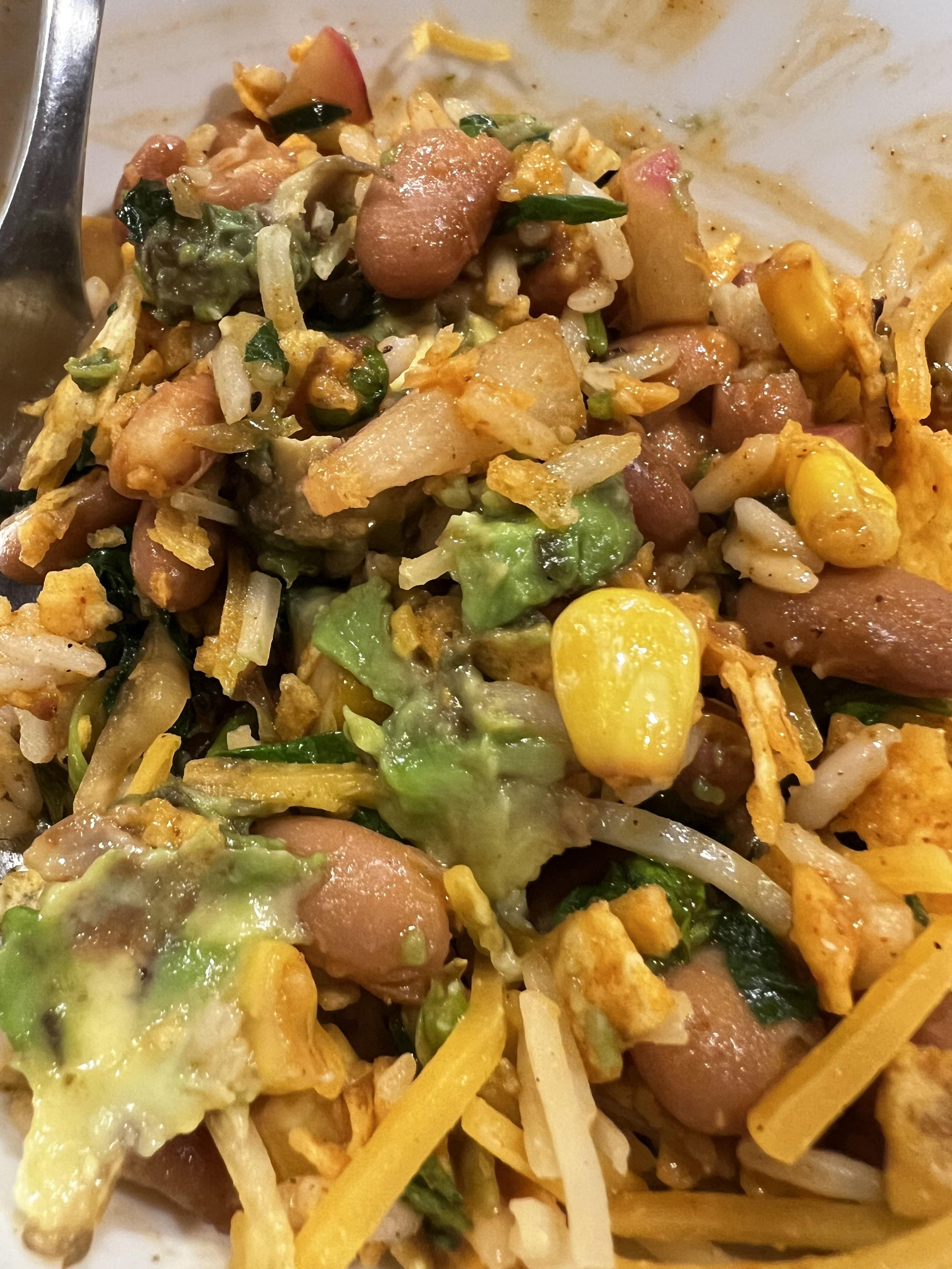 [homemade] Mexican Jasmine Rice with poblano, radishes, radish tops ...