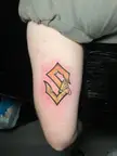 Sabaton logo done in babilon tattoos kilkenny
