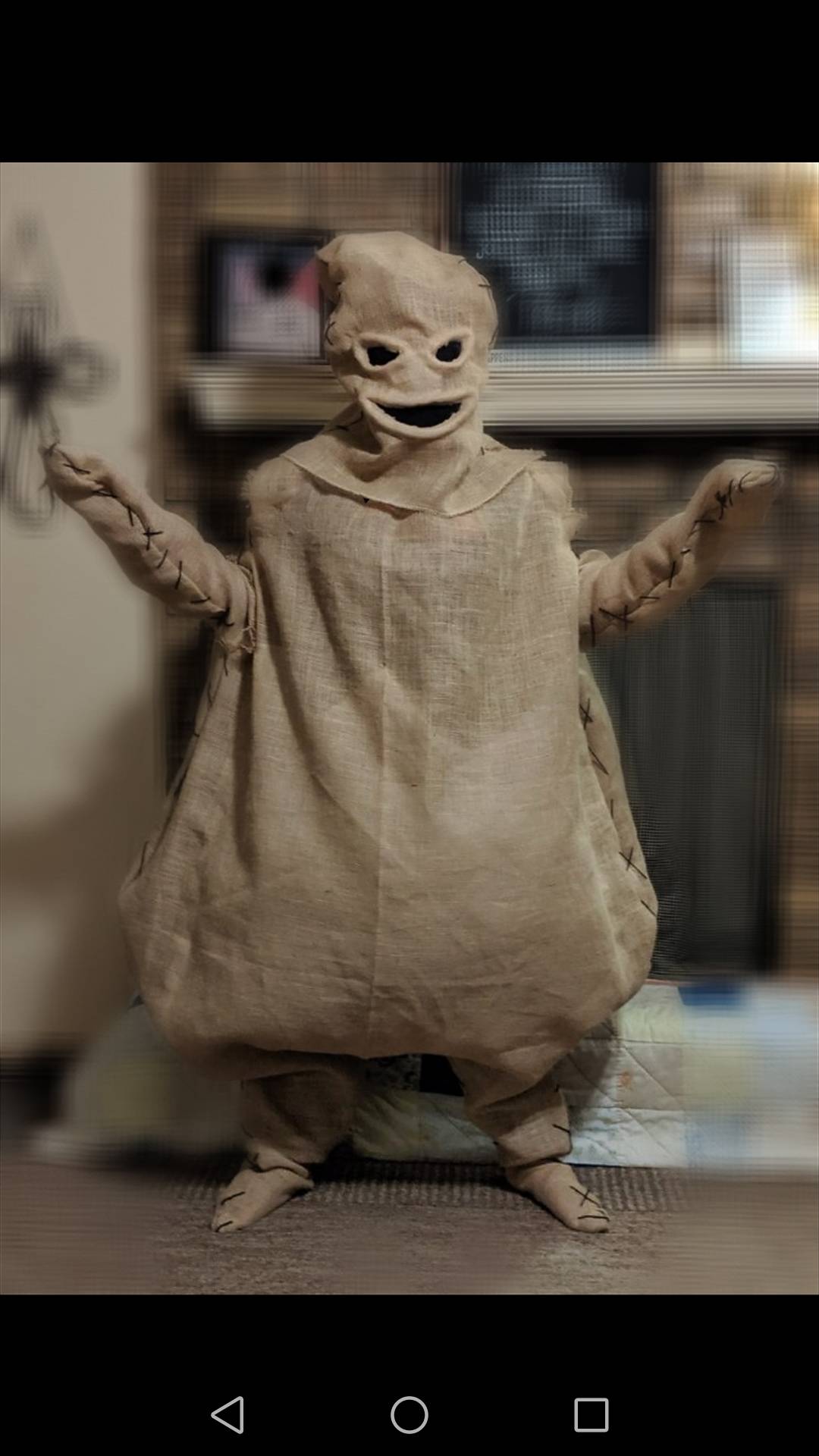 Daughter's diy oogie boogie costume. | Scrolller