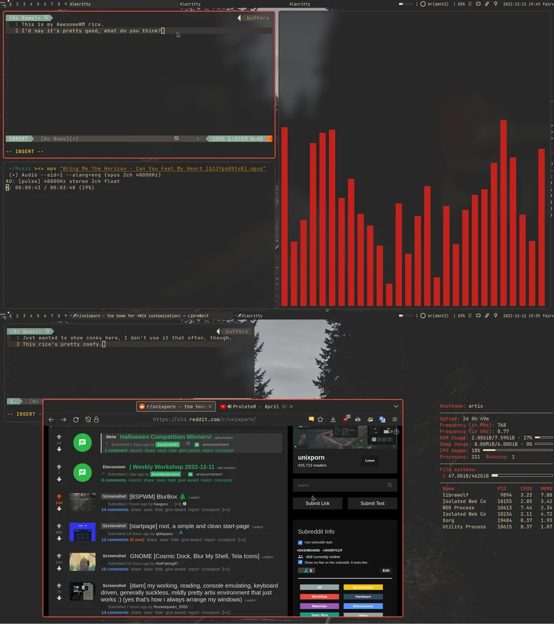 [awesomewm] This window manager is... awesome | Scrolller