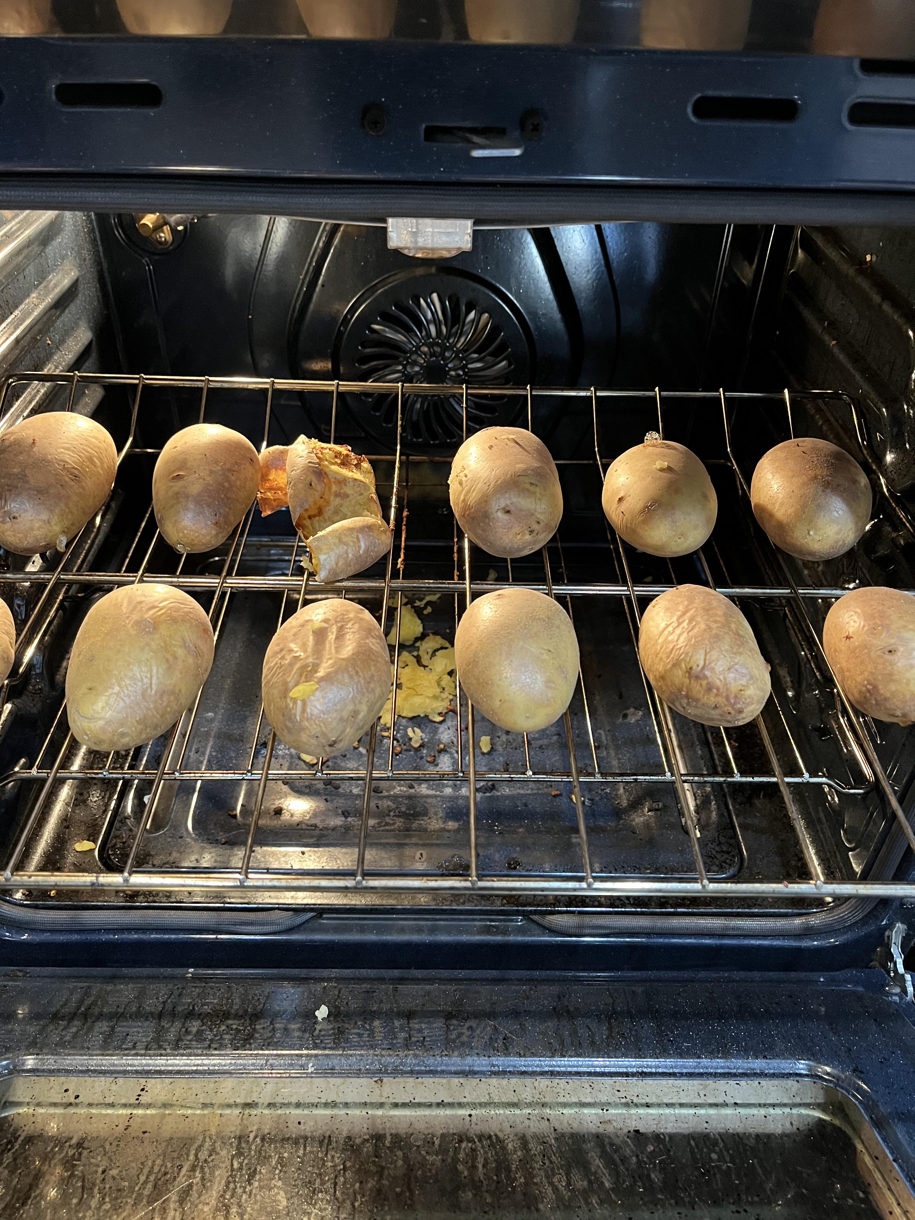Exploded Potato Only 1 potato exploded | Scrolller