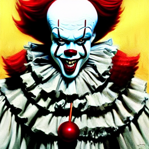 Pennywise by Stable Diffusion