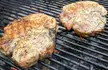 Pork chops on a Weber kettle with Jealous Devil Max briquettes. Honestly I haven't enjoyed pork chops lately but these were fantastic. I think it was because I actually fired up the kettle instead of being lazy with the gasser, and I threw on some peach wood for smoke.