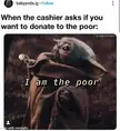 Me is poor 