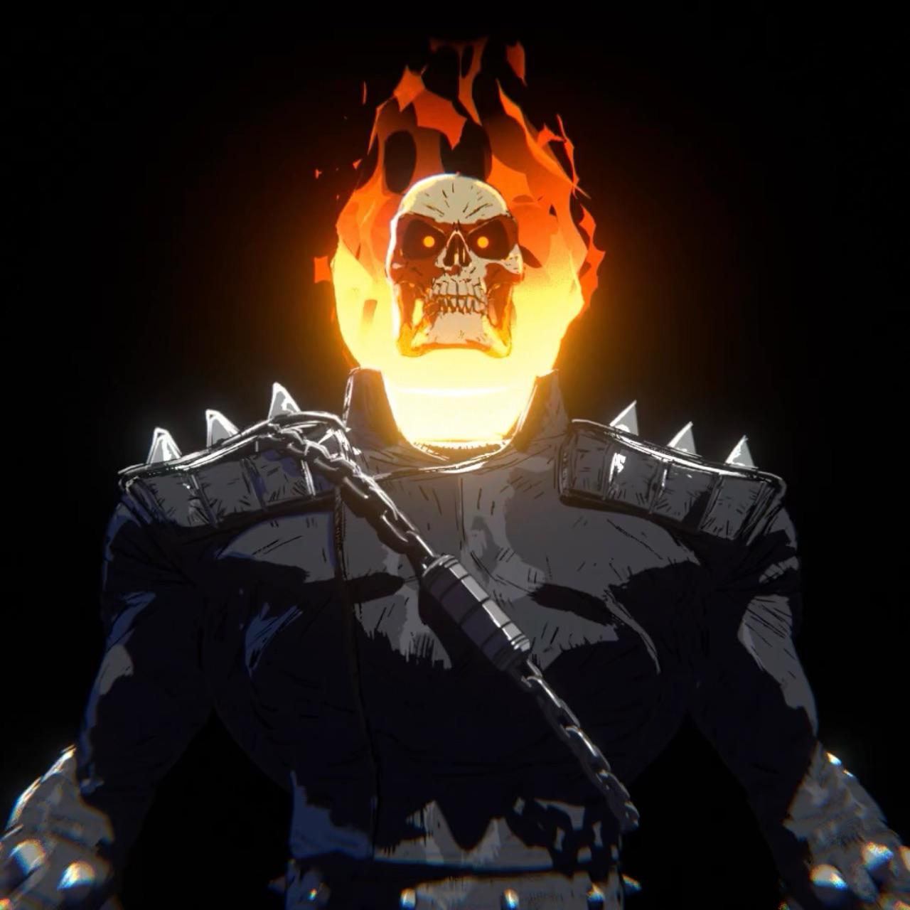 Animated Ghost Rider look test. by Ryan Lang | Scrolller