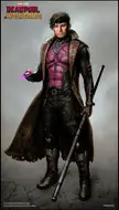 Deadpool and Wolverine Gambit concept art by David Masson San Gabriel. I hope future movies give him his iconic eyes and hair like in this concept art.
