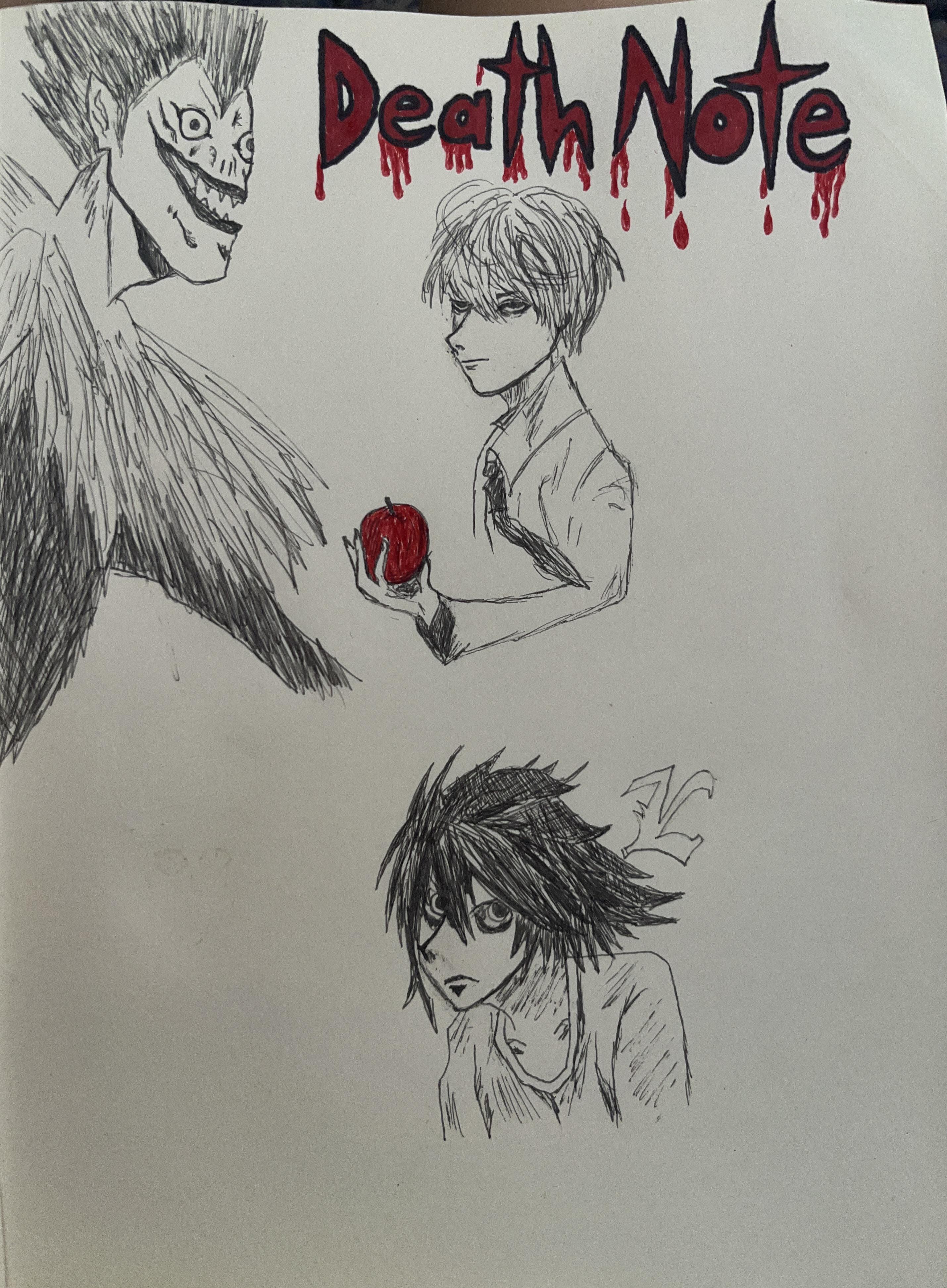 Death note doodle | Scrolller