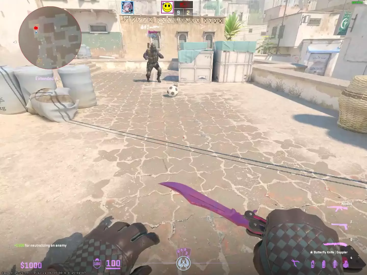 Defuse bug on Dust II