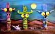 DESERT NIGHT SPOOKS / Diorama with Painted Background by Gary Wray (me) - 2015