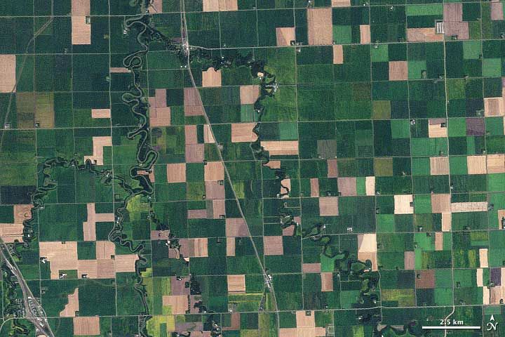 Devs, somebody made some abstract pixel art out of crop fields , visible from planes, please fix