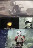 2B becomes the Medic. Trying to Make a meme out of every line from Nier Automata (Part 134)