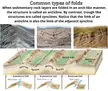 Different types of folds