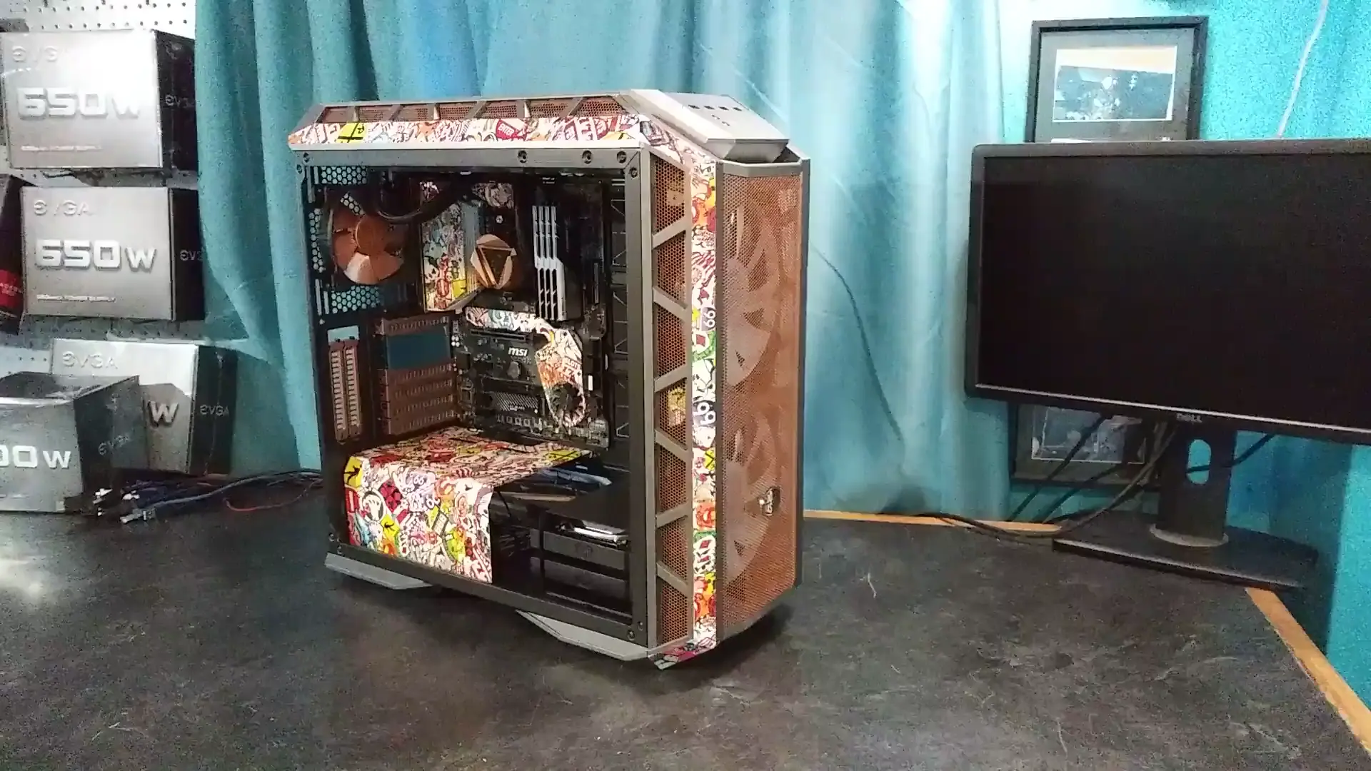 Dipped a computer case