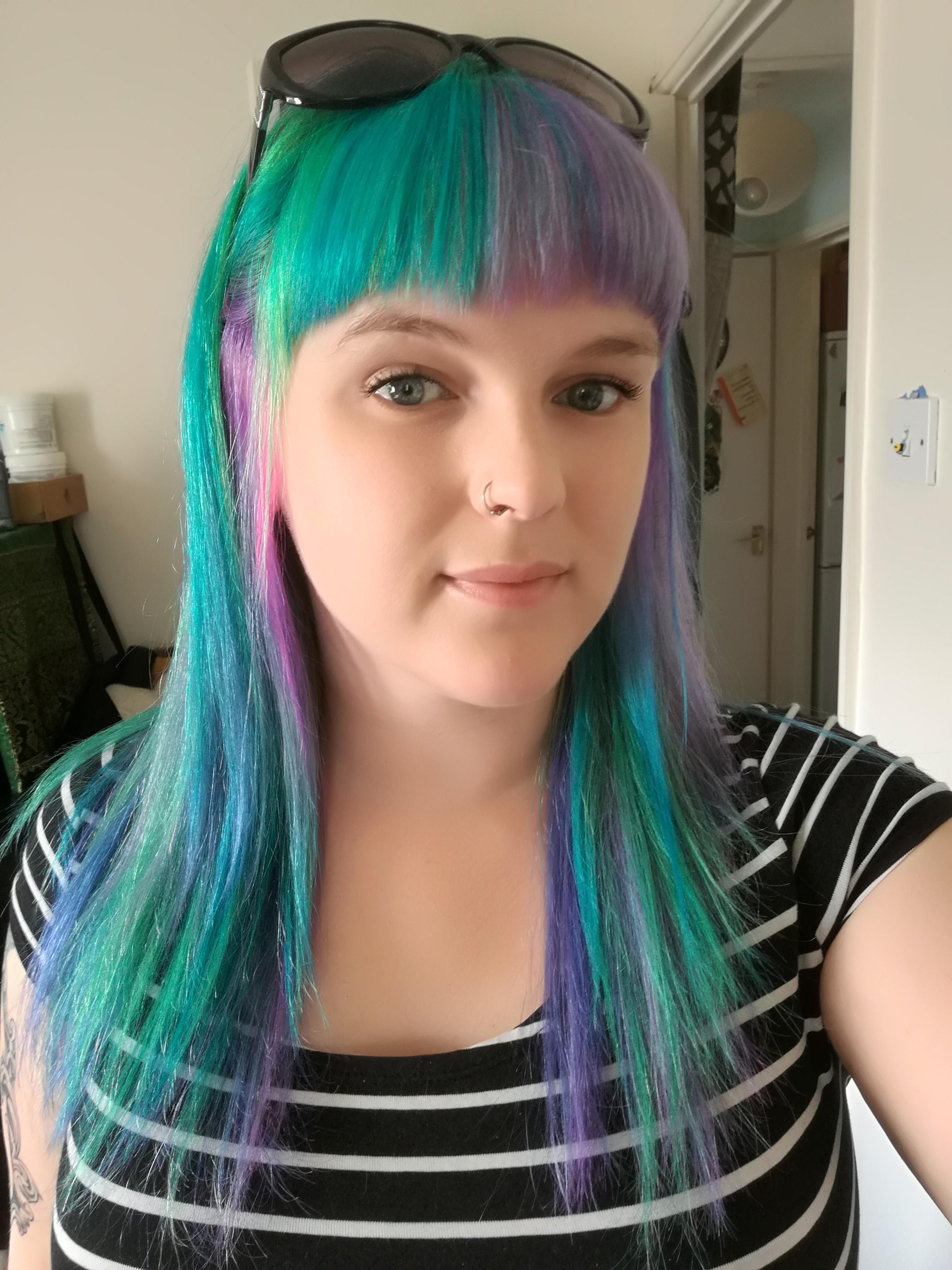 Diy Mermaid Hair Using Directions Hair Dye Scrolller