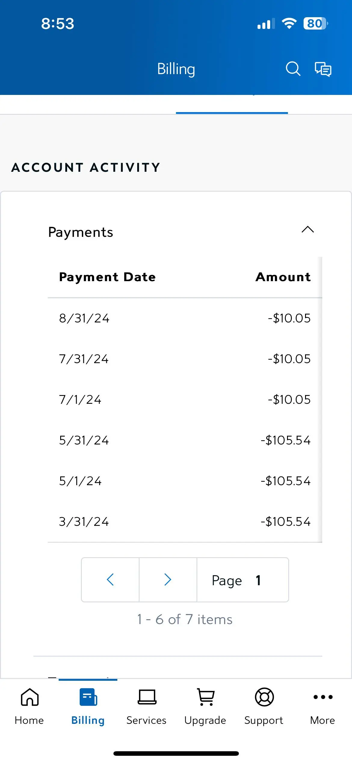Does anyone know why my bill has been so low recently? It’s