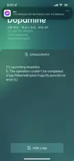 Dopamine not working (iPhone 11PM, iOS 15.8.1)