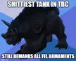 Druid tanks in slab rep runs