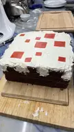 [OC] I baked a Minecraft cake