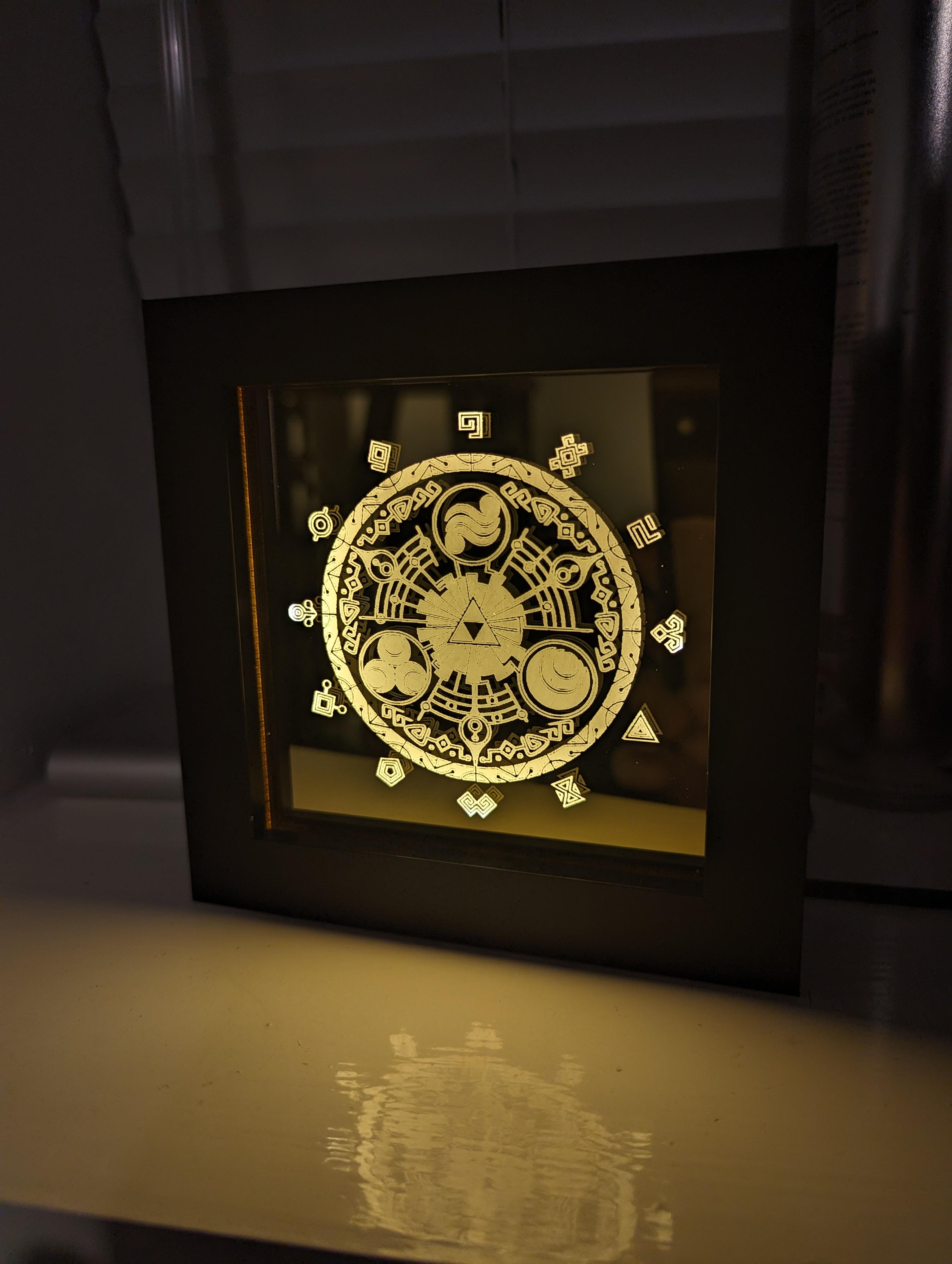 [SS] [OC] A Gate of Time lamp I made - I love how it turned out ...